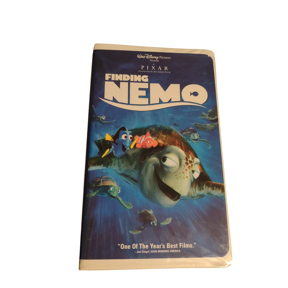 Disney Pixar Finding Nemo VHS 2003 Clamshell Case Classic Nostalgia Kidcore